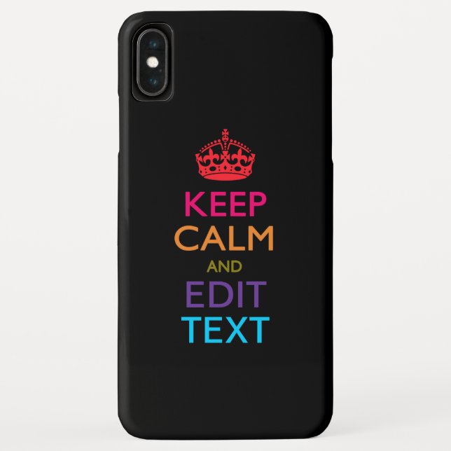 Capa Para iPhone, Case-Mate CALMA DE MANUTENÇÃO Personalizada E Editar Várias  (Verso)