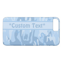 Camada Azul Claro com Texto Personalizado