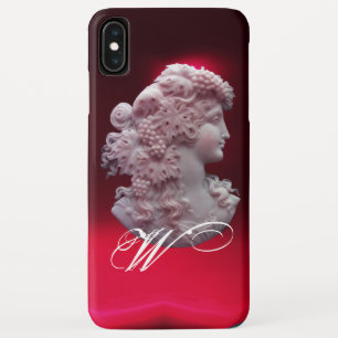 CAPA PARA iPhone XS MAX CAMEO, SENHORA COM UVA E VINHAS ANTIGOS