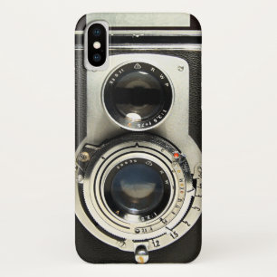 Capa Para iPhone X Câmera de vintagem original