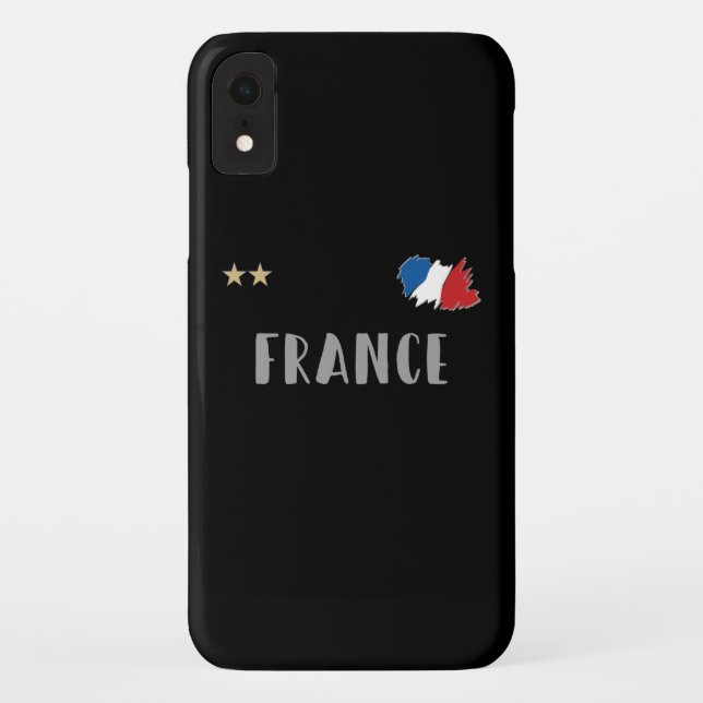 Capa Para iPhone, Case-Mate Camisa de Futebol Fã da França Bandeira Francesa (Verso)