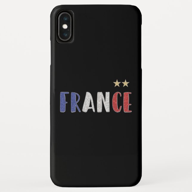 Capa Para iPhone, Case-Mate Camisa de Futebol Fã da França Bandeira Francesa (Verso)