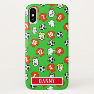 Capa Para iPhone Da Case-Mate Camisas De Futebol Vermelhas.