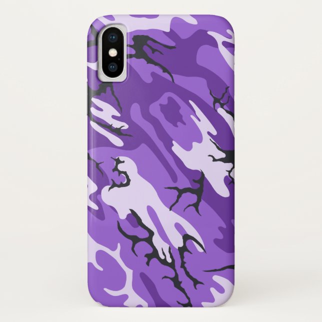 Capa Para iPhone, Case-Mate Camo Roxo (Verso)