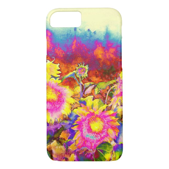 Capa Para iPhone, Case-Mate Campos de girassol (Verso)