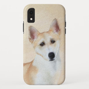 Capa Para iPhone Da Case-Mate Canaan Dog Painting - Arte de Cachorro Original