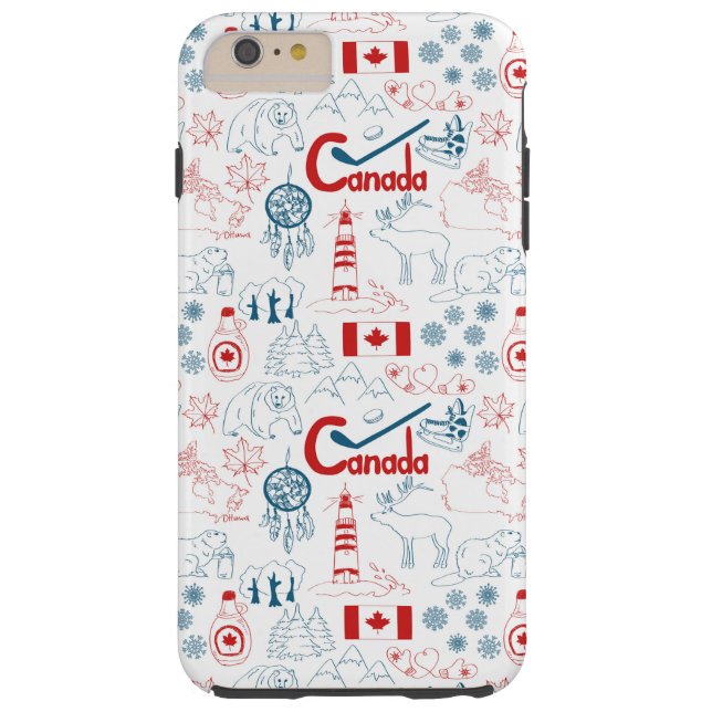 Capa Para iPhone, Case-Mate Canadá| Padrão de símbolos (Verso)