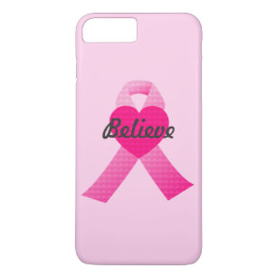 Capa Para iPhone Da Case-Mate Cancer de Fita de Coração Rosa Personalizado