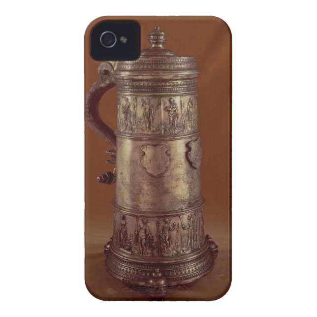 Capa Para iPhone, Case-Mate Caneca para cerveja da guilda, peltre prateado, (Traseira)