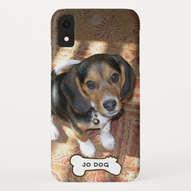 Capa Para iPhone, Case-Mate Cão Bone Fotografia Personalizada Nome Próprio Cac (Verso)