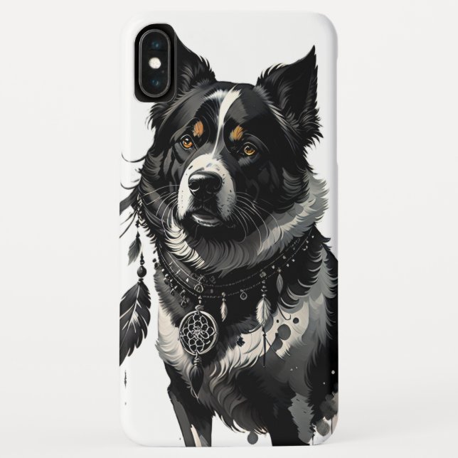 Capa Para iPhone, Case-Mate cão, caçador de sonhos, amuleto, talismã, (Verso)