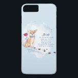 Capa iPhone 8 Plus/7 Plus Cão da chihuahua da cor de água e citações bonitas<br><div class="desc">Cão da chihuahua da cor de água e citações bonitas</div>