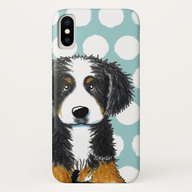 Capa Para iPhone, Case-Mate Cão da Montanha Bernês (Verso)