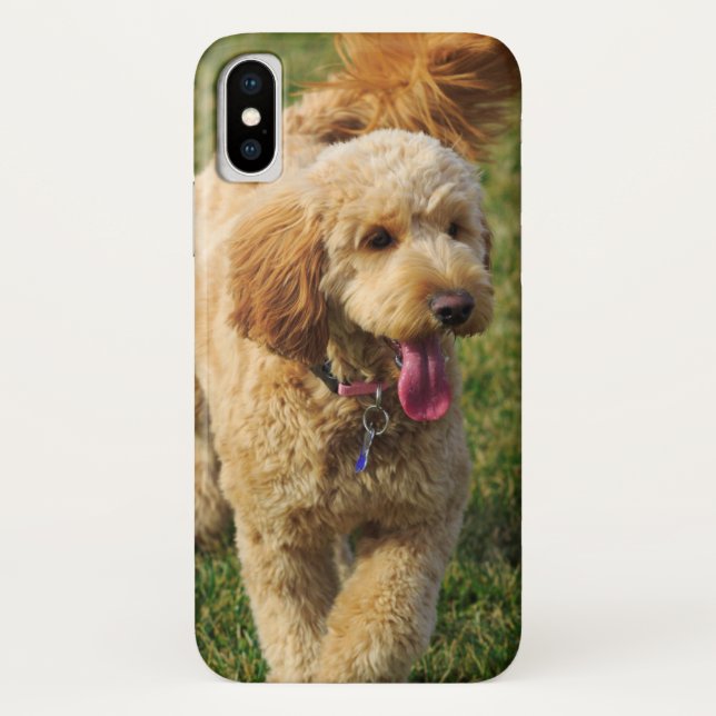 Capa Para iPhone, Case-Mate Cão de Goldendoododododle Adorável (Verso)