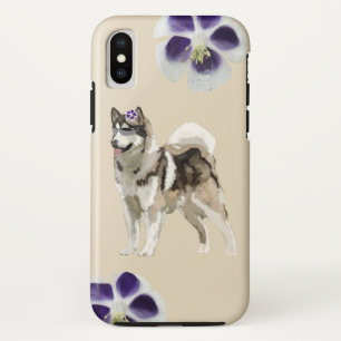 Capa Para iPhone Da Case-Mate Cão Husky Arte Apple iPhone X, Resistente