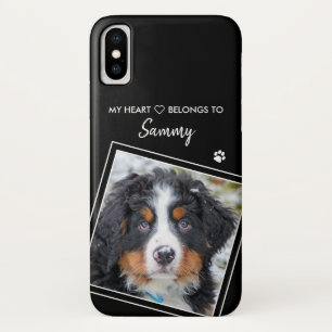 Capa Para iPhone Da Case-Mate Cão Preto de Pet de Foto Moderno