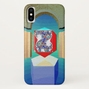 Capa Para iPhone X CAOS E TEMPOS DE ORDEM Arte Fractal Surreal