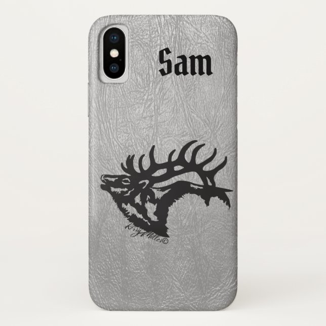 Capa Para iPhone, Case-Mate Capa de iPhone Bull Elk Case-Mate (Verso)