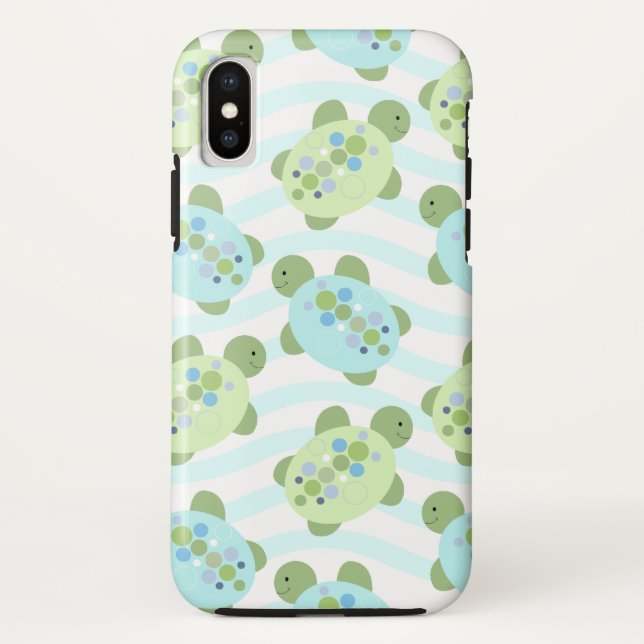 Capa Para iPhone, Case-Mate Capa de telefone de Célula de Padrão de Tartaruga  (Verso)