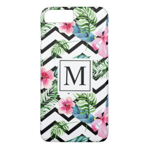 Para iPhone Da Case-Mate Capa de telefone floral tropical do monograma do