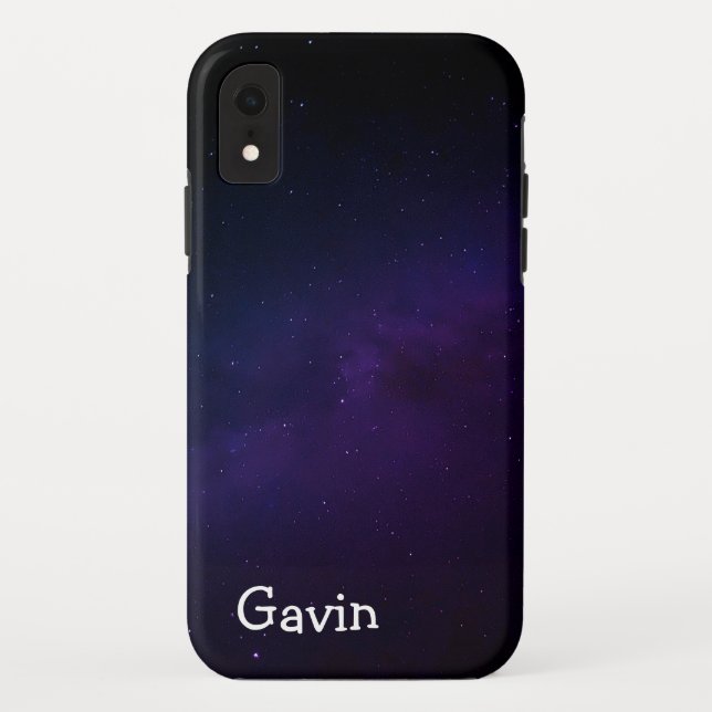 Capa Para iPhone, Case-Mate Capa de telefone Personalizada de Nome da Galáxia  (Verso)