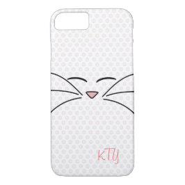 Capa iPhone 8/7 Cara personalizada do gatinho