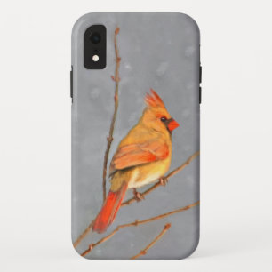 Capa Para iPhone Da Case-Mate Cardeal em Pintura de Ramificação - Arte de Pás