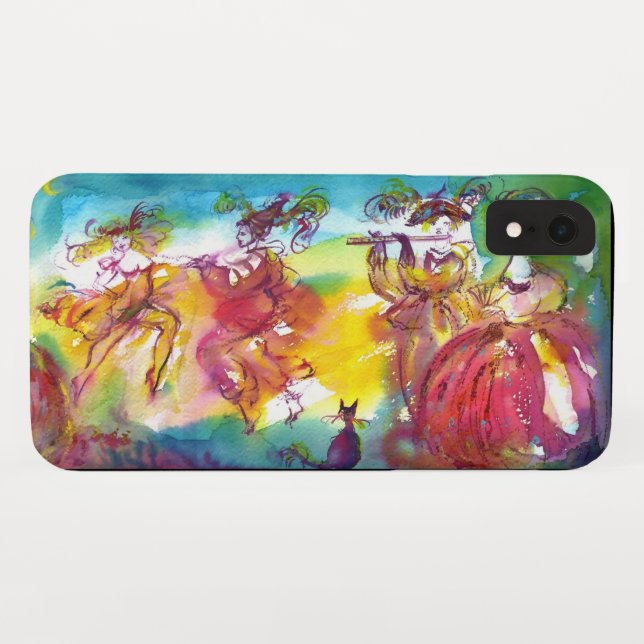 Capa Para iPhone, Case-Mate CARNIVAL NIGHT / Mascarada veneziana,Dance Music (Verso (Horizontal))