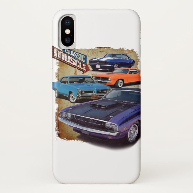 Capa Para iPhone, Case-Mate Carros clássicos do músculo (Verso)