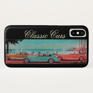 Capa Para iPhone Da Case-Mate CARROS VINTAGE NA ESTRADA DA PRAIA Vermelho