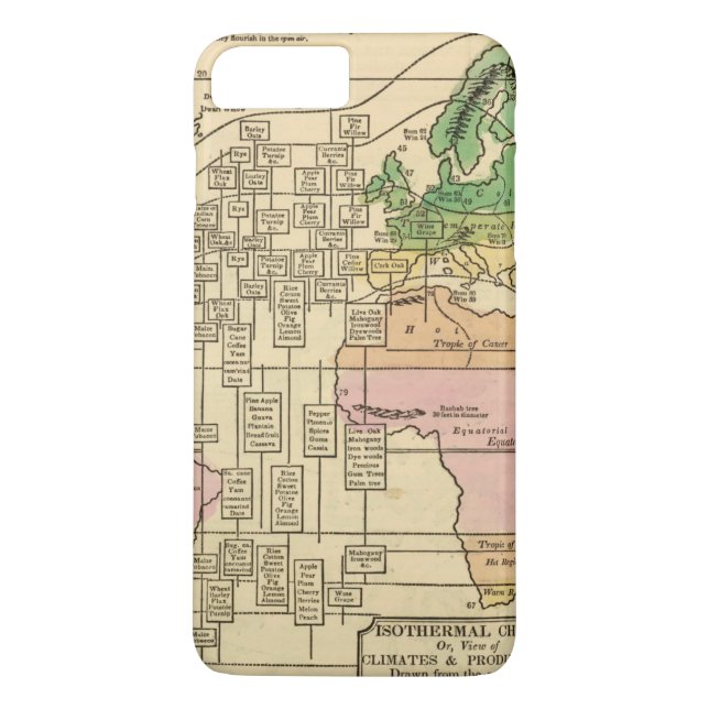 Capa Para iPhone, Case-Mate Carta Isothermal, produções (Verso)
