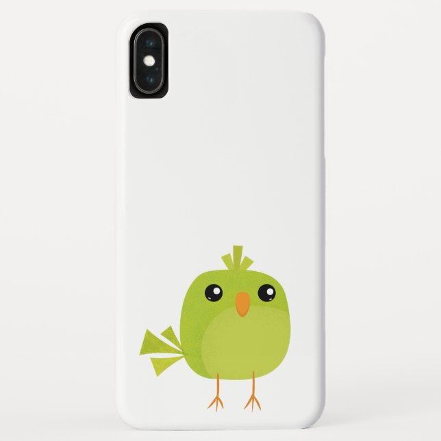 Capa Para iPhone, Case-Mate Cartoon de Pássaro Verde (Verso)