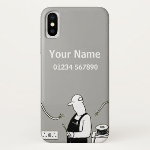 Capa Para iPhone X Cartoon de Tema Eletrico