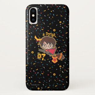 Capa Para iPhone X Cartoon Harry Potter Quidditch Seeker