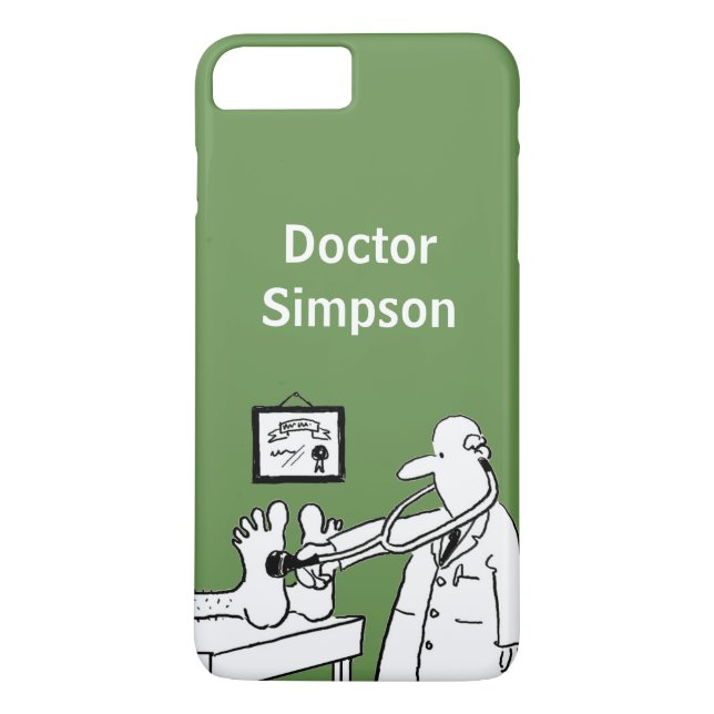 Capa Para iPhone, Case-Mate Cartoon sobre o tema do doutor (Verso)