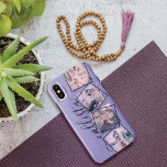 Capa Para iPhone Da Case-Mate Casal de Nome Monograma Manuscrito Personalizado 4<br><div class="desc">Este caso romântico, legal e moderno é perfeito para qualquer um que queira carregar seu ente querido com eles. Ele apresenta quatro fotos personalizáveis. Por cima das fotos estão os quadros retorcidos pretos para um toque exclusivo e contemporâneo. Também mostra um lugar para um nome de monograma em cima de...</div>