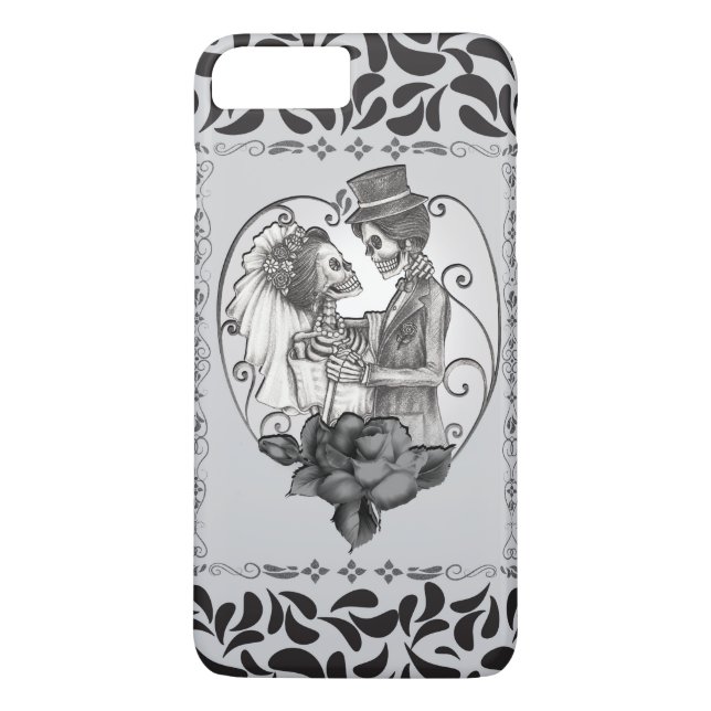 Capa Para iPhone, Case-Mate Casamento Dança do Casal Esqueleto Amor (Verso)