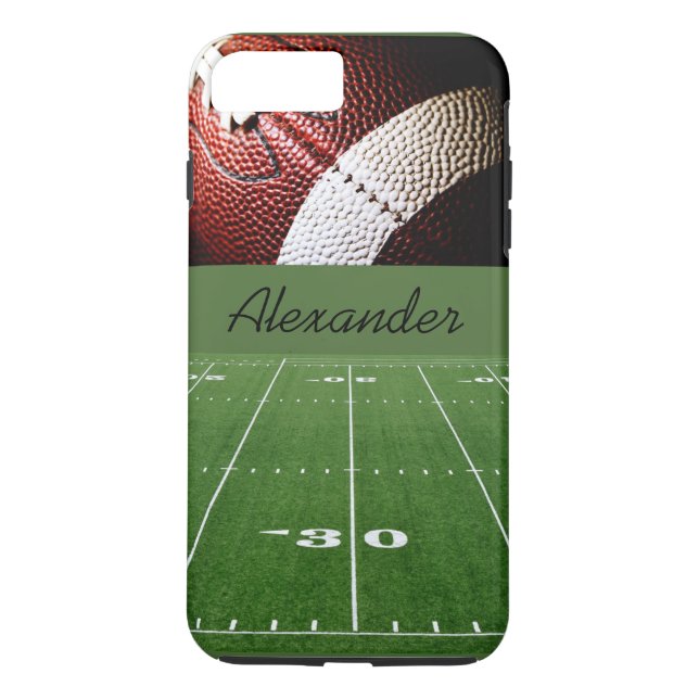 Capa Para iPhone, Case-Mate Case-iPhone 7 Plus/Futebol e campo personalizados (Verso)
