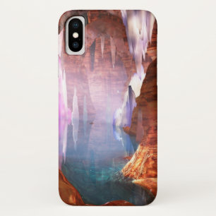 Capa Para iPhone X Case mate de brilho do iPhone das cavernas