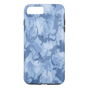 Capa Para iPhone Da Case-Mate Caso Blue Reptile Camouflage iPhone 7