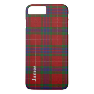 Capa iPhone 8 Plus/7 Plus Caso Clan Fraser Tartan Xadrez iPhone 7 Plus