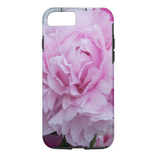 Capa iPhone 8/7 Caso cor-de-rosa do iPhone 7 da flor das peônias
