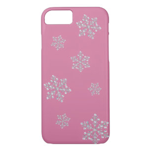 Capa Para iPhone Da Case-Mate Caso Crystal Snowflake iPhone 7 (rosa)