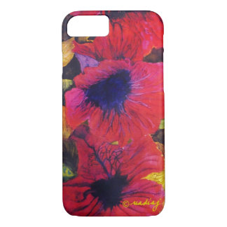 Capa Para iPhone Da Case-Mate Caso da arte da flor da papoila