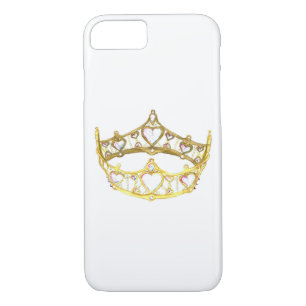 Capa iPhone 8/7 Caso da Rainha do Coração tiara iPhone 7