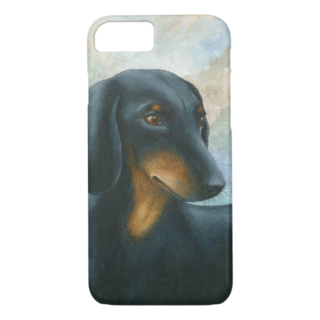 Capa Para iPhone, Case-Mate Caso Dachshund Dog 90 para iPhone 7 (Verso)