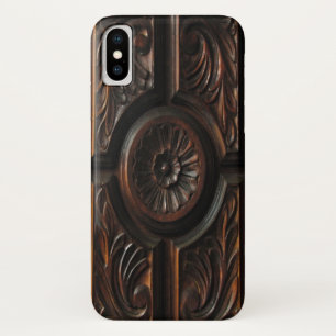 Capa Para iPhone Da Case-Mate Caso de cinzeladura de madeira do iPhone X do