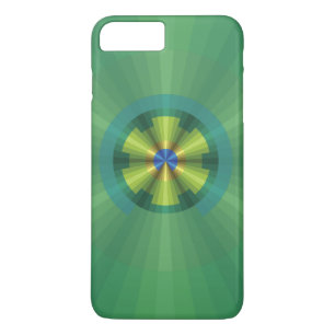 Capa iPhone 8 Plus/7 Plus Caso De Ilusão De Peacock