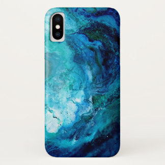 Capa Para iPhone Da Case-Mate Caso de Iphone X, onda de oceano azul