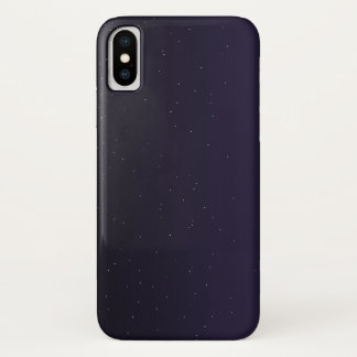 Capa Para iPhone Da Case-Mate Caso de X do iPhone da Noite Minimalista - Sleek &